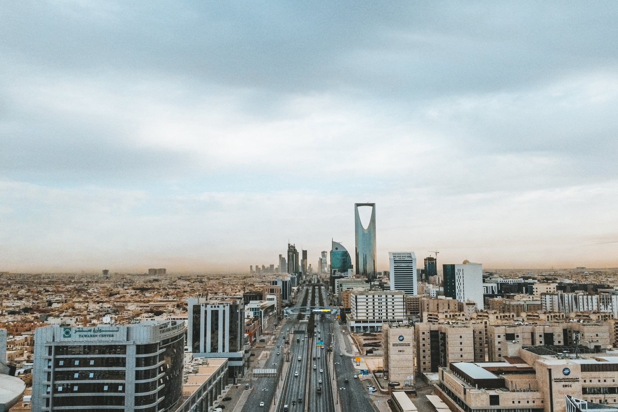 City Buildings Under White Sky